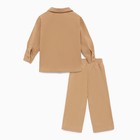 Костюм (рубашка и брюки) детский KAFTAN "Лен", размер 32 (110-116см) бежевый 9775974 - фото 14206737