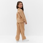 Костюм (рубашка и брюки) детский KAFTAN "Лен", размер 32 (110-116см) бежевый 9775974 - фото 14206723