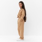 Костюм (рубашка и брюки) детский KAFTAN "Лен", размер 32 (110-116см) бежевый 9775974 - фото 14206728