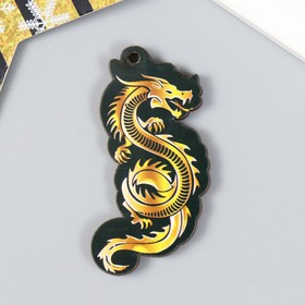 Бирка "Золотой дракон" 3х5,8 см