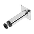 Опора круглая OKR=001CR ТУНДРА, d=30 мм, H=120 мм, цвет хром - Фото 3