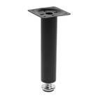 Опора круглая OKR=001BL ТУНДРА, d=30 мм, H=150 мм, чёрная - Фото 2