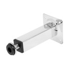 Опора квадратная OKV001CR ТУНДРА, d=25×25 мм, H=120 мм, цвет хром - Фото 3