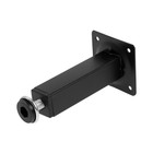 Опора квадратная OKV001BL ТУНДРА, d=25×25 мм, H=120 мм, чёрная - Фото 3