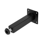 Опора квадратная OKV001BL ТУНДРА, d=25×25 мм, H=150 мм, чёрная - Фото 3