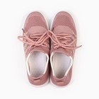 Кроссовки детские, цвет пыльно-розовый, принт микс р. 32 - Фото 2