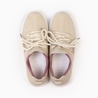 Кроссовки детские , цвет бежевый, р. 33 - фото 37935501