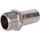 Вставка переходная ROMMER RSS-0024-000281, НПр-НР, d=28 мм x 1", пресс, нержавеющая сталь - Фото 4