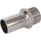 Вставка переходная ROMMER RSS-0024-002834, НПр-НР, d=28 мм x 3/4", пресс, нержавеющая сталь - Фото 2