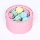 Набор 2 в 1 круглых коробок «Чароит» светло-лавандовый, с окном, 21×11 - 18×10 см - Фото 3