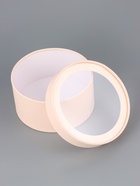 Подарочная коробка круглая «Розовый персик» завальцованная с окном, 18×10 см - Фото 5