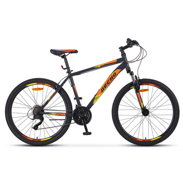Велосипед 26” Десна-2610 V, F010, цвет тёмно-серый/оранжевый, размер 16”