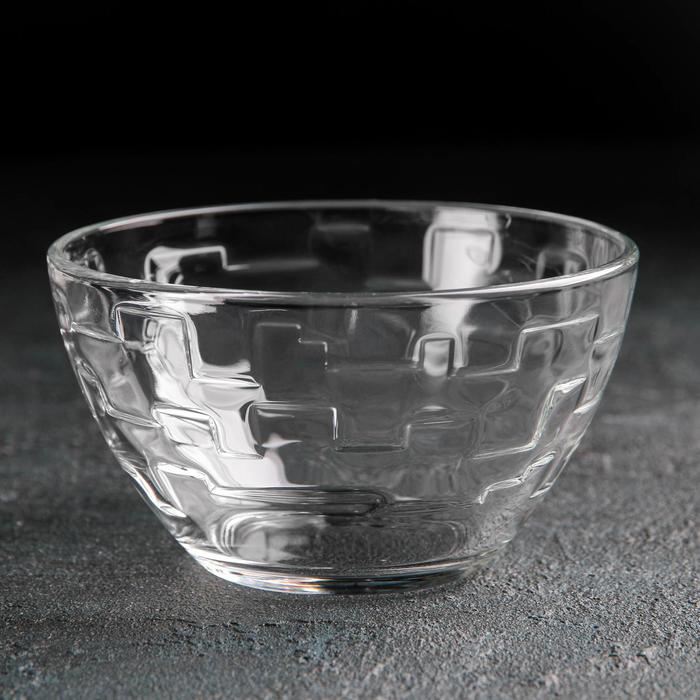 Салатник стеклянный «Лабиринт», 250 мл, d=11 см - Фото 1