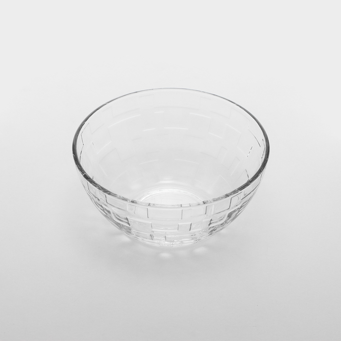 Салатник стеклянный «Лабиринт», 850 мл, d=16 см - фото 1908243883