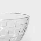 Салатник стеклянный «Лабиринт», 850 мл, d=16 см - Фото 3