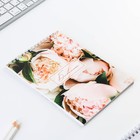 Блокнот «Цветы» , формат А5, 40 листов, картонная обложка мягкая - фото 9792162