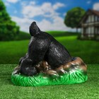 Садовая фигура "Собака ищет клад" черная, 30см - Фото 3