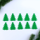 Новогодний декор «Ёлочки», набор 10 шт. - Фото 2