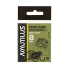 Крючок Nautilus Sting Carp Wide gape S-1143, цвет BN, № 8, 10 шт. 9808835 - фото 10658666