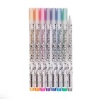 Набор гелевых ручек 8 цветов SKETCH&ART Uni Write.METALLIC, 0,8 мм - фото 22372353