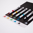 Набор акриловых маркеров 6 цветов SKETCH&ART, 1,0-3,0 мм - Фото 6