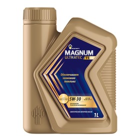 Масло моторное РосНефть Magnum Ultratec 5/30, FE, синтетическое, 1 л 9837646