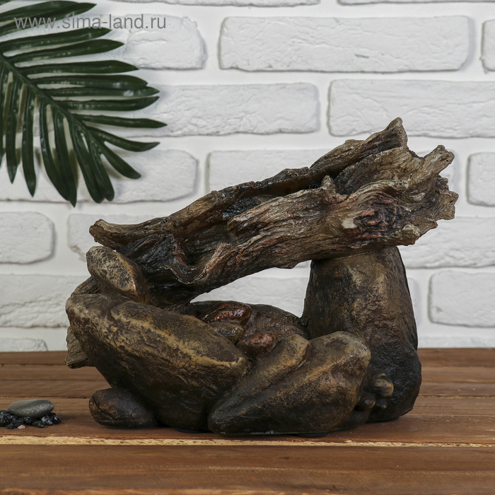 Фонтан скала 25х34х19 см (с подсветкой) - Фото 1