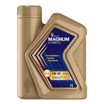 Масло моторное РосНефть Magnum Ultratec 5/40, А3 SN/CF, синтетическое, 1 л