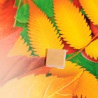 Украшение на скотче "Осенний букет" листья, рябина, 26х26 см (комплект 2 шт) - фото 25275844
