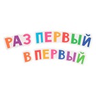 Набор для оформления "Первый раз в первый класс!" 19 деталей, 68х101 см - фото 24750155