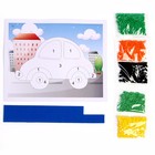 Набор для творчества: аппликация EVA крошкой и раскраска - наклейки «Транспорт» - фото 6989965