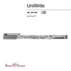 Ручка гелевая SKETCH&ART UniWrite.SILVER, 0,8 мм, серебряный - Фото 2