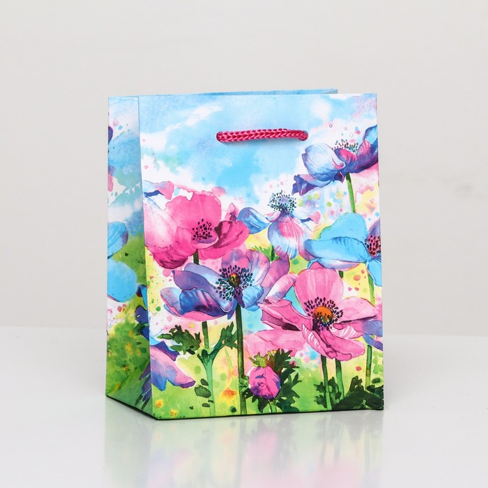 Пакет подарочный "Цветочный аромат" 11,5 х 14,5 х 6,5 см - Фото 1