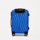 Чемодан средний 60 л (M) «Фабрика КАРТЕКС», отдел на молнии, кодовый замок, 4 колеса, цвет светло-синий - фото 26137563