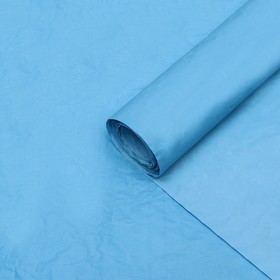 Бумага упаковочная "Эколюкс", голубой, 0,67 x 5 м