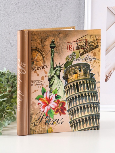 Фотоальбом магнитный на 20 листов «Виды Европы», 29×24×2 см, МИКС