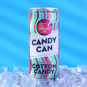 Газированный напиток Candy Can "Cotton Candy", 330 мл