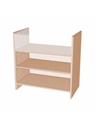 Прилавок П 1, 900×500×900 мм, ЛДСП, стекло, цвет дуб сонома  (артикул 9846699)  большой выбор товаров оптом и в розницу по низким ценам с доставкой