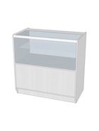 Прилавок ПЭ-13, 900×500×900, ЛДСП, стекло, белый - Фото 2