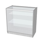 Прилавок ПЭ-14, 900×500×900, ЛДСП, стекло, белый - Фото 2