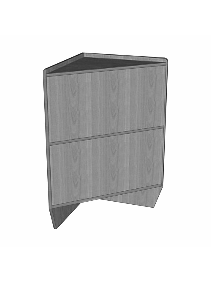 Прилавок ПЭ-15, 500×500×900, ЛДСП, серый