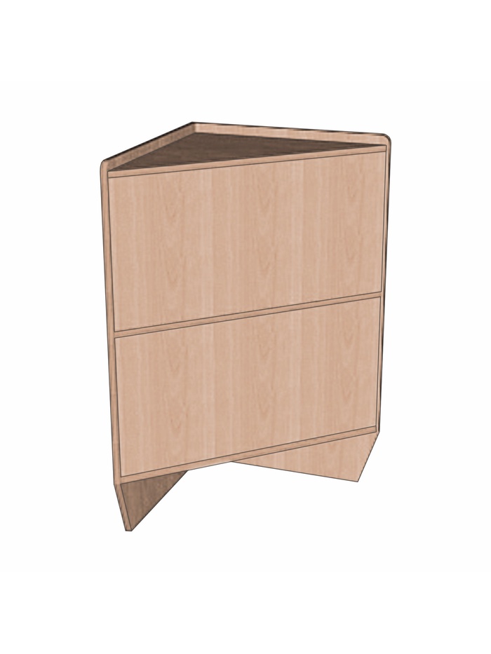 Прилавок ПЭ-15, 500×500×900, ЛДСП, цвет дуб сонома