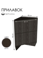 Прилавок ПЭ-15, 500×500×900, ЛДСП, цвет венге  (артикул 9846740)  большой выбор товаров оптом и в розницу по низким ценам с доставкой