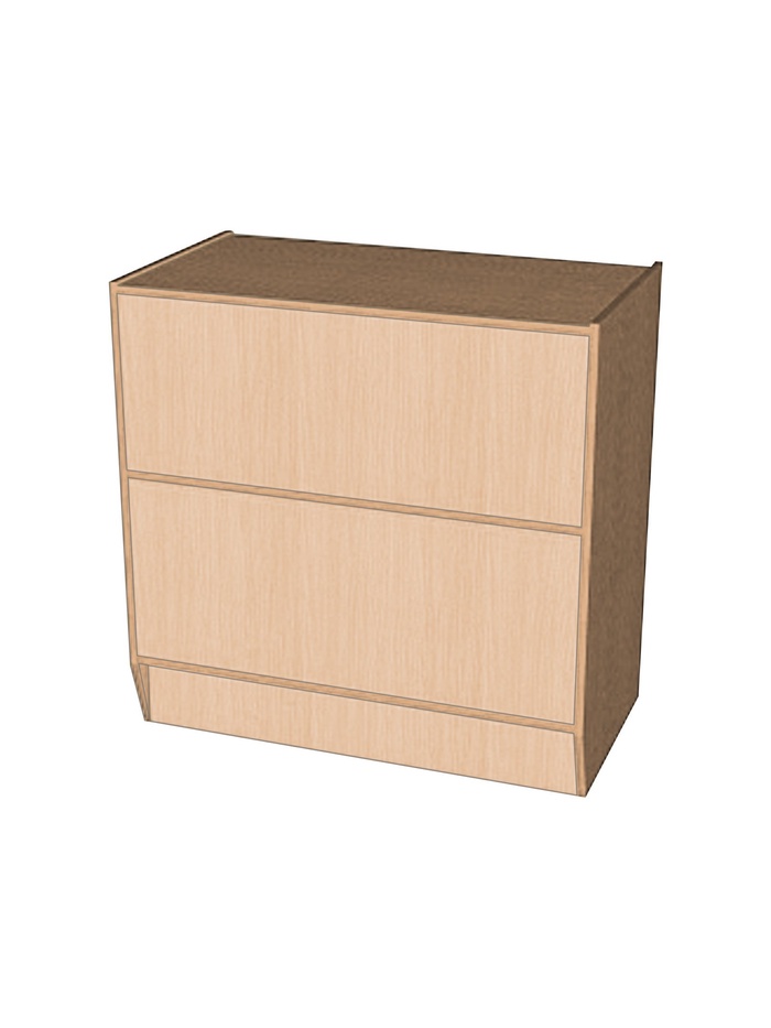 Прилавок ПЭ-1, 900×500×900, ЛДСП, цвет дуб сонома