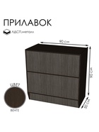 Прилавок ПЭ-1, 900×500×900, ЛДСП, цвет венге  (артикул 9846748)  большой выбор товаров оптом и в розницу по низким ценам с доставкой