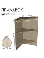 Прилавок ПЭ-5, 900×500×900, ЛДСП, цвет дуб сонома - Фото 1