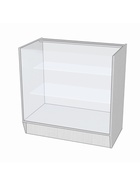 Прилавок ПЭ-4, 900×500×900, ЛДСП, стекло, белый - фото 51759204