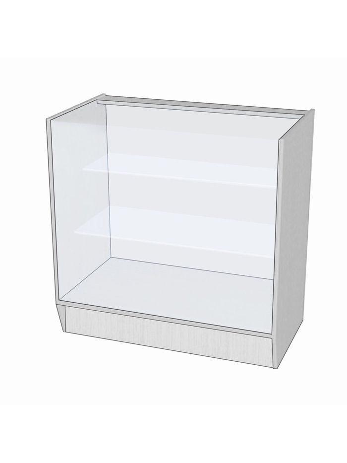 Прилавок ПЭ-4, 900×500×900, ЛДСП, стекло, белый