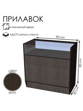 {{photo.Alt || photo.Description || 'Прилавок ПЭ-3, 900×500×900, ЛДСП, стекло, цвет венге'}}