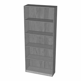 

Шкаф ШЭ-1, 850*300*2000, ЛДСП, стекло, цвет серый